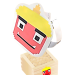 パソコン講座1月　作品　鬼のお面